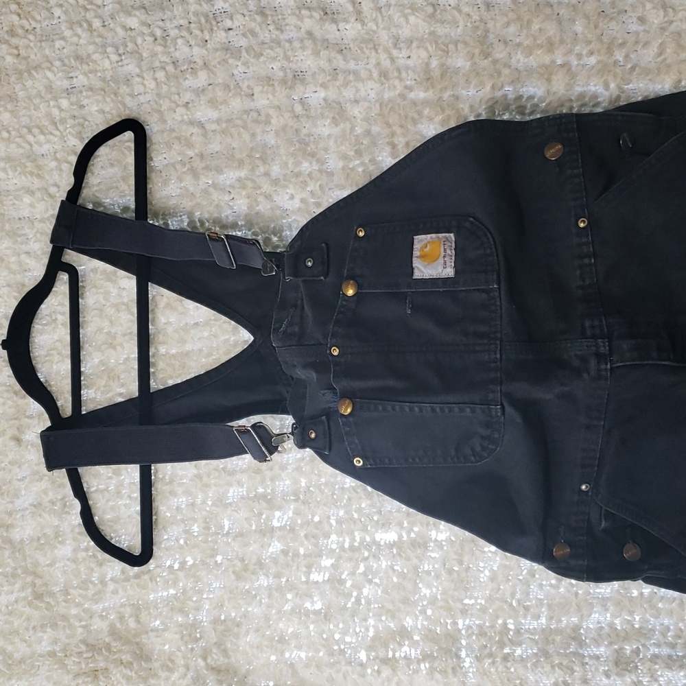 Crahartt work overalls black 36 x 36